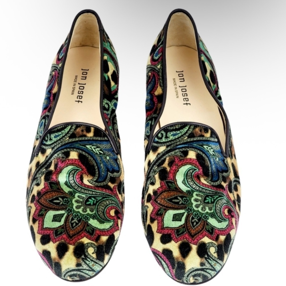 Jon Josef Paisley Patterned Loafers
